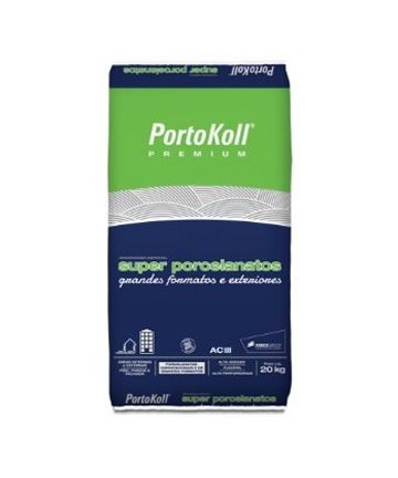 Argamassa Super Porcelanato 20Kg PortoKoll