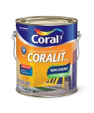 Tinta Esmalte Zero Br 3,6lts Coralit Coral