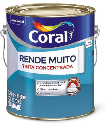 Tinta Acrílica Fosco 3,2 L...