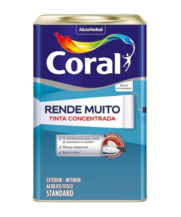 Tinta Acrílica Fosco 16L...