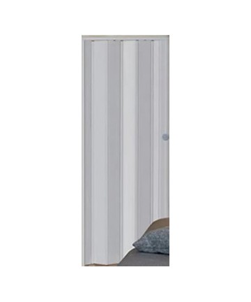 Porta Sanfonada PVC Cinza Araforros